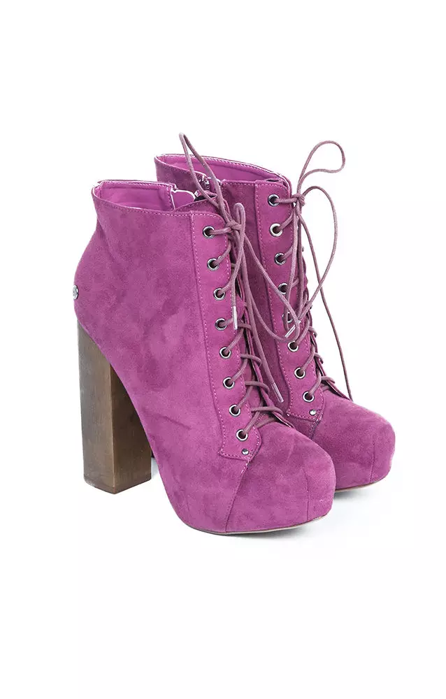紫色踝靴（38张）：穿什么 1789_19