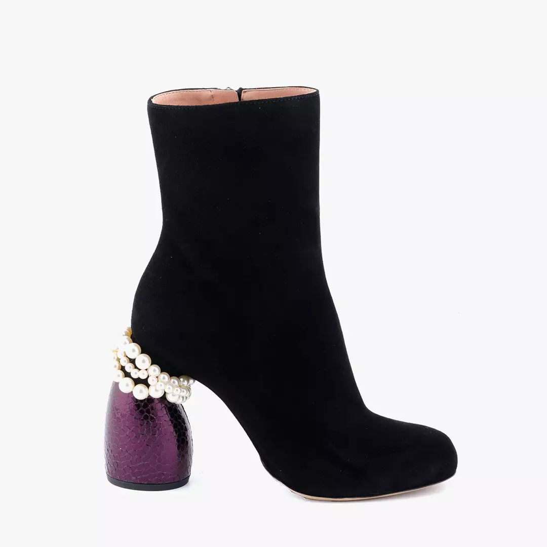 Boots Ankle Purple (38 Lluniau): Beth i'w wisgo 1789_37