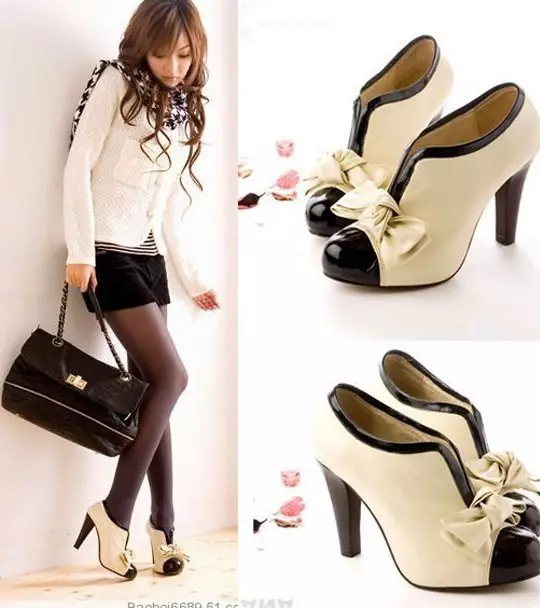 Biharên Beige Ankle (63 wêne): Whati li ser modelên zivistanê li ser heel 1798_49