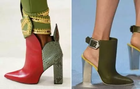 Green Ankle Boots (43 Mga Litrato): Unsa ang Pagsul-ob sa Suede ug Balat nga itom nga berde nga modelo 1799_40