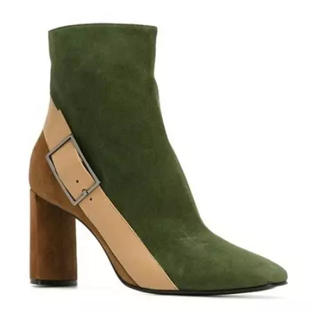 گرین ٹخنوں کے جوتے (43 فوٹو): سابر اور چرمی سیاہ سبز ماڈل پہننے کے لئے کیا 1799_41