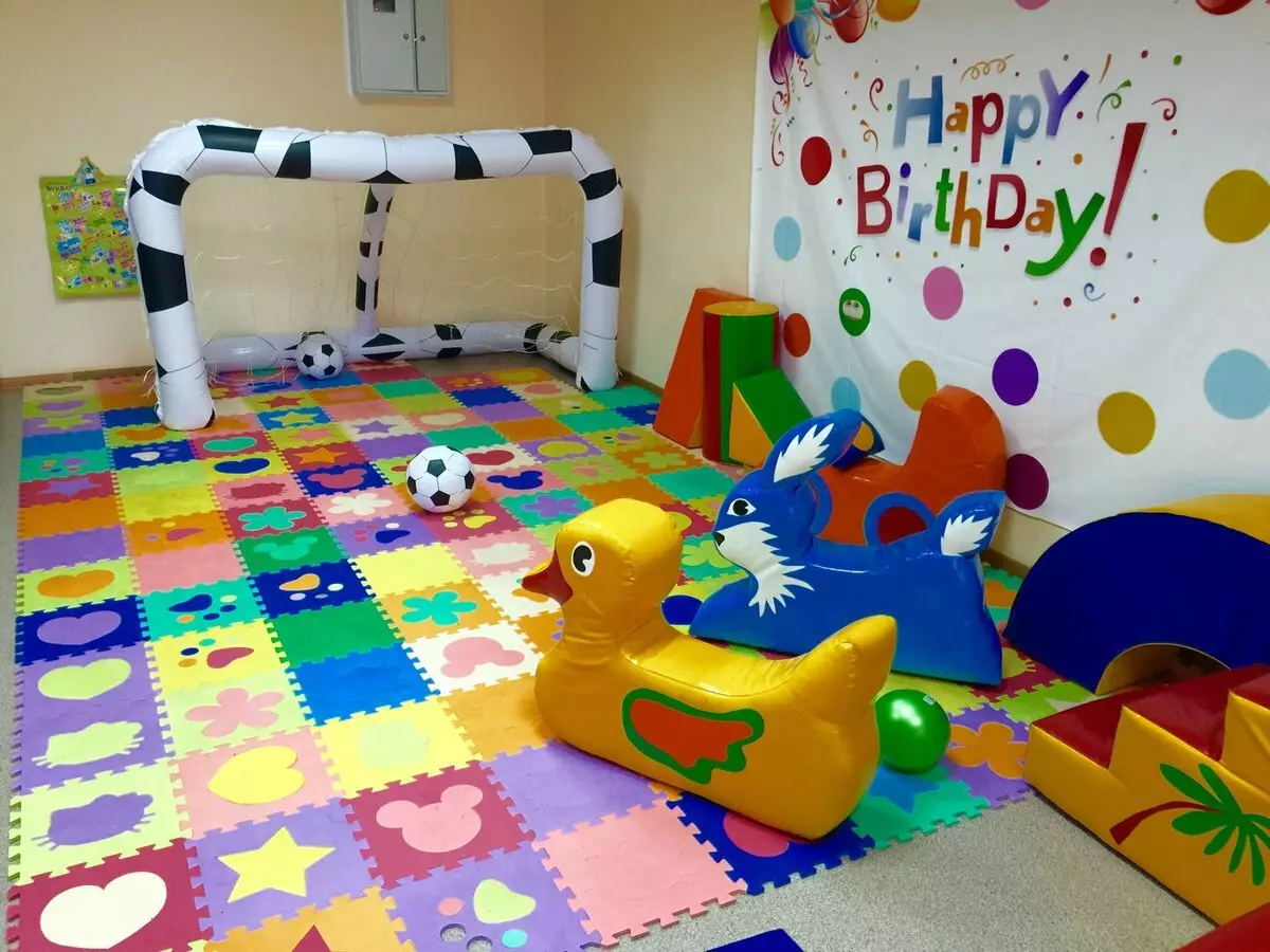 Детский день рождения в игровой комнате