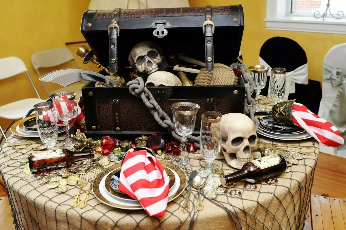 Pirate Party (52 photos): Scenario for children and adults, Birthday decoration, Competitions for a fun company 18152_37