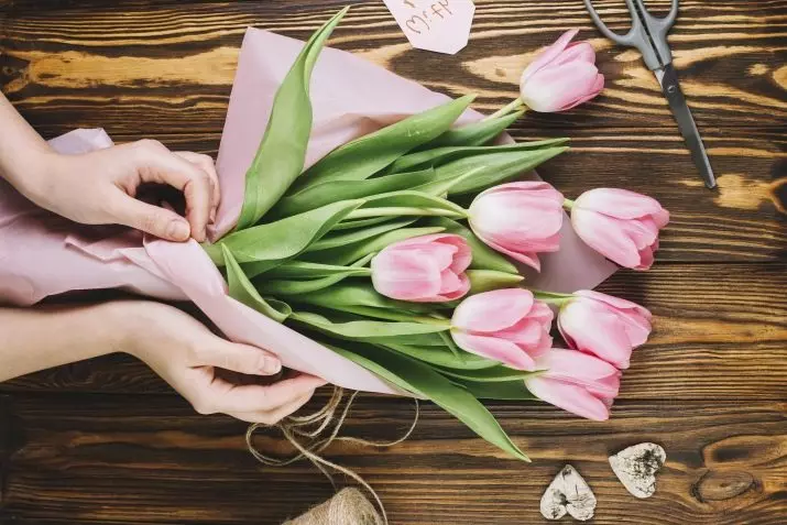 Comment économiser des tulipes jusqu'au 8 mars? Comment stocker des tulipes achetées coupées? 18192_8