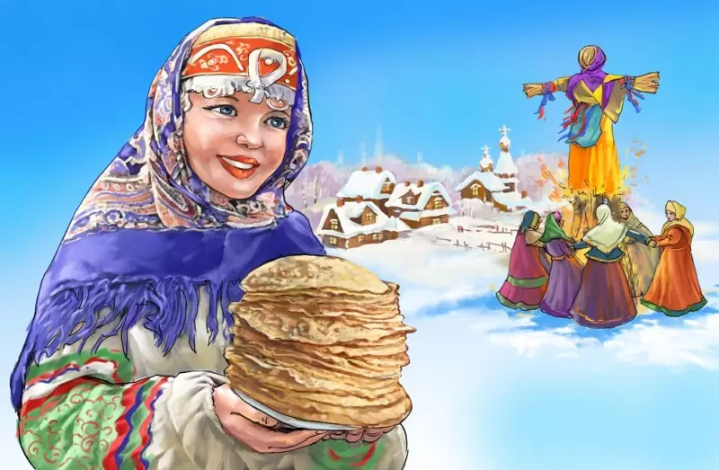 Maslenkaya седмица - традиции през деня: името и значения на всеки ден на карнавал, знаците и обичаи 18212_11