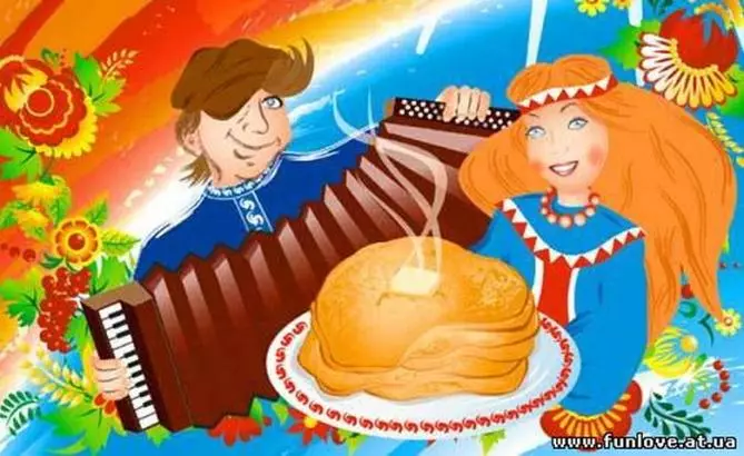 Maslenkaya седмица - традиции през деня: името и значения на всеки ден на карнавал, знаците и обичаи 18212_16