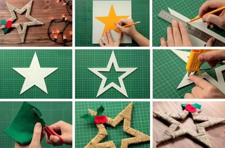 Novoletne igrače to storijo sami (64 fotografij): Kako narediti okraske na božičnem drevesu za novo leto? Kako jih narediti od žarnic in volne doma? Drugi mojstrski razredi 18287_37