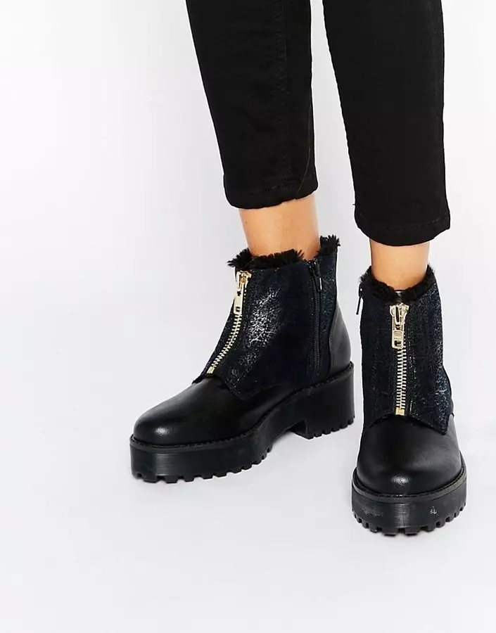 Boots Autumn-Winter 2021-2022 (74 foto): Koleksi dan model Musim Gugur Mode, Sepatu Ankle Wanita Musim Demi 1835_31