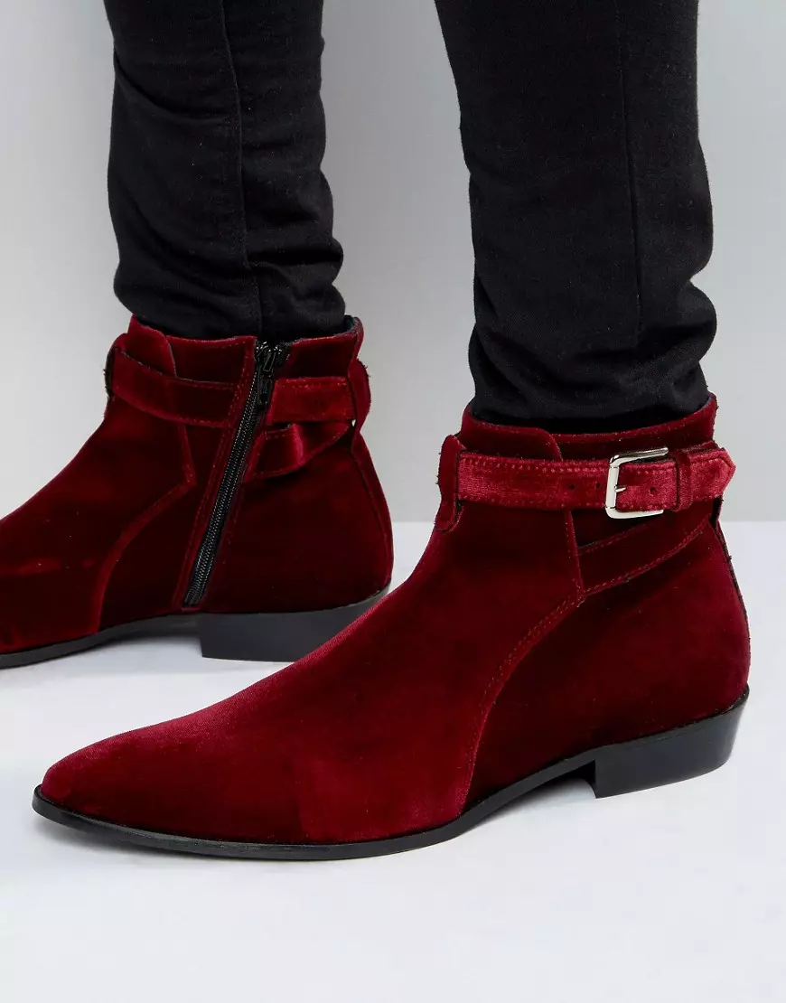 Boots (135 Foto): Tren Fashion 2021, dari Red Rock, Eva, Unta, Penggiling, Cara Memakai Derby Dengan Jeans, Militari dan Gaya Burgundy 1842_72