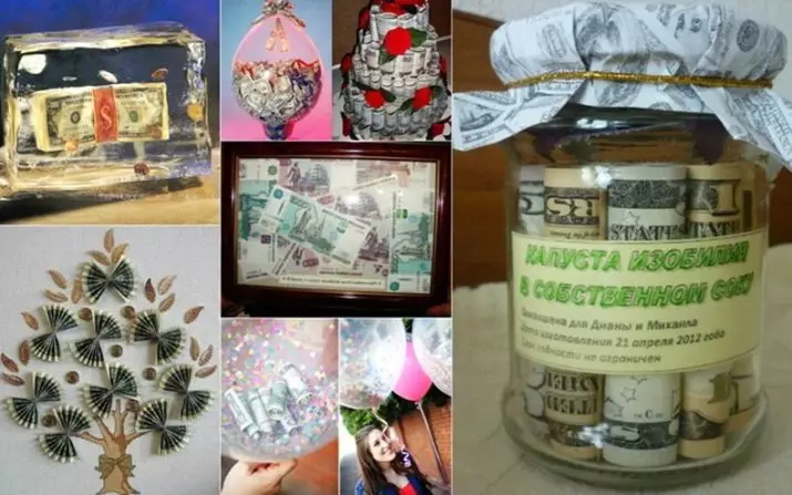 Quão linda dar dinheiro para um aniversário? Como fazer um presente original? Como evitar dinheiro no quadro e no banco? 18458_35