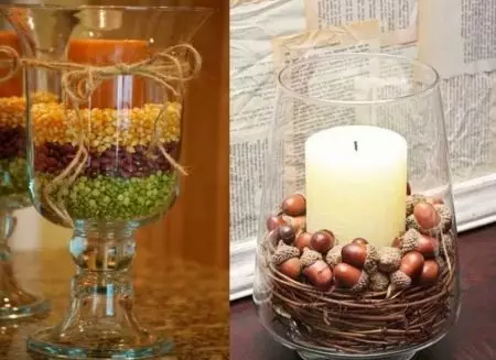 Kerzenständer aus einem Glas: Wie kann man Ihre eigenen Hände für das neue Jahr ein Kerzenständer aus Festo auf einem langen Bein und einem Glas machen? Schritt-für-Schritt-Handbuch Anweisungen 184_27
