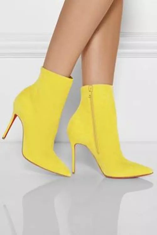 Geltonieji batai (42 nuotraukos): Kas yra moterų žiemos modeliai, BRAVO 1857_2