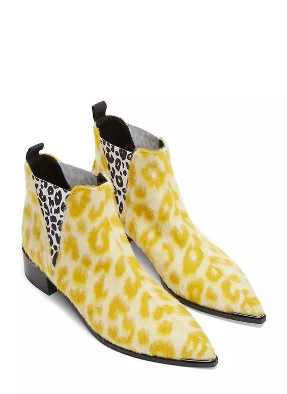 Geltonieji batai (42 nuotraukos): Kas yra moterų žiemos modeliai, BRAVO 1857_26