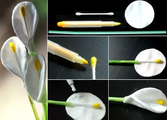 Crafts from Paper március 8-án: Hogyan készítsd el a kezét színes és hullámos papírból, könnyű kézműves anya papír szalvéták, tulipánok és más kézművesség 18613_59