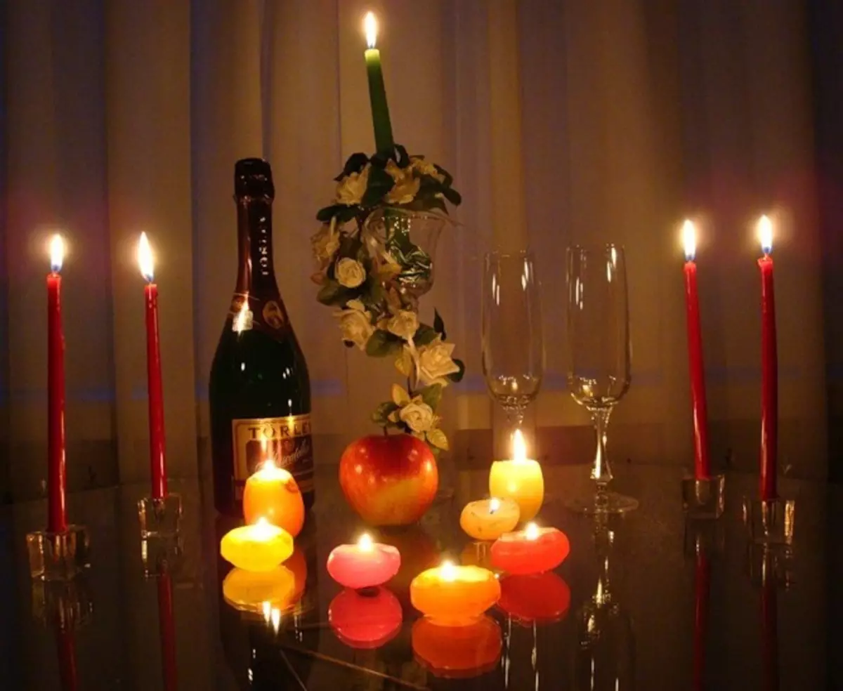 Картинки ужин при свечах