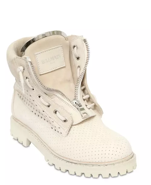 米色靴子（38张）：女性的冬季冬季模型是Balmain和Rieker 1863_23