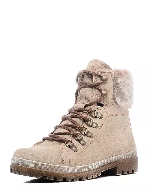 Beige Boots (38 mga larawan): Ano ang mga modelo ng Winter ng Women ng Balmain at Rieker 1863_25