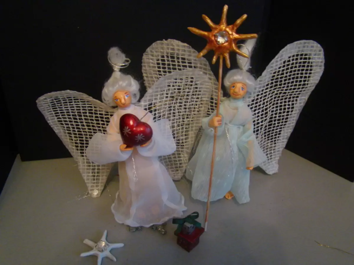 Поделки рождественских ангелов