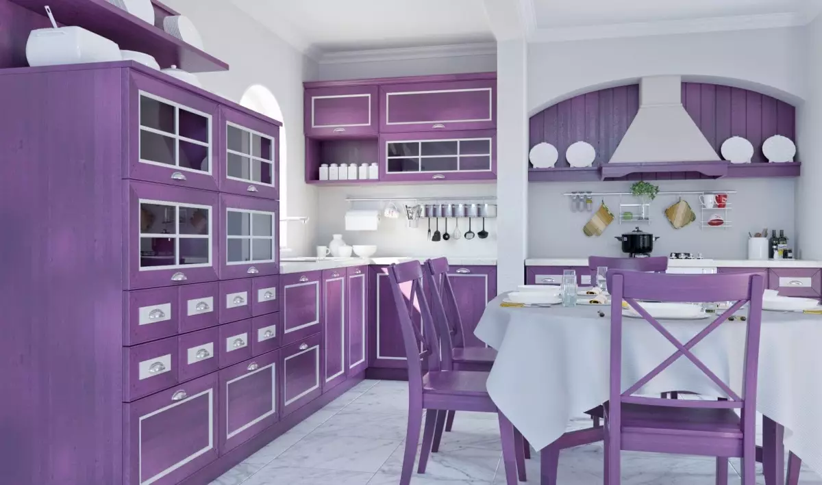 Virtuvės dizainas (179 nuotraukos): gražios virtuvės interjero idėjos bute, paprasti virtuvės dizaino parinktys. Kaip padaryti registraciją įdomu ir stilingu? Madingi dizaino sprendimai 186_68