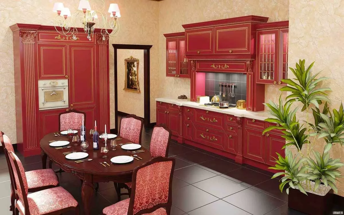 Virtuvės dizainas (179 nuotraukos): gražios virtuvės interjero idėjos bute, paprasti virtuvės dizaino parinktys. Kaip padaryti registraciją įdomu ir stilingu? Madingi dizaino sprendimai 186_72