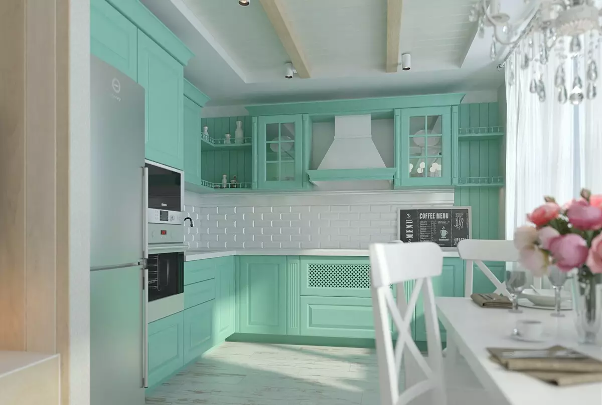 キッチンデザイン（179写真）：アパートメントの美しいキッチンインテリアのアイデア、シンプルなキッチンデザインオプション。登録のおもしろくてスタイリッシュな登録をする方法ファッショナブルなデザインソリューション 186_82