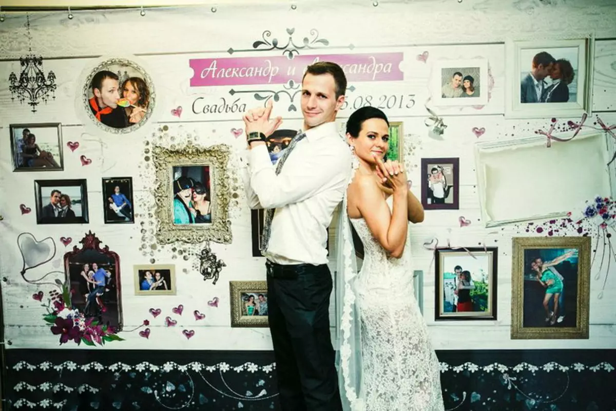 Баннер на свадьбу из фотографий