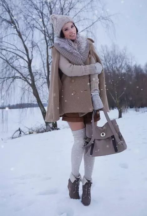 Que vestir zapatos (177 fotos): como usar jeans con botas altas, co que combinar modelos de inverno, zapatos de mulleres marróns en lacing 1887_59
