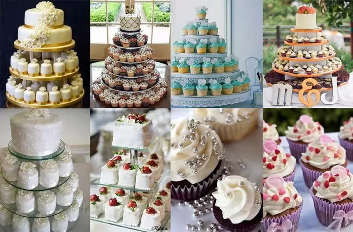 Ëmbëlsira e pazakontë e dasmës (43 foto): Përmbledhje e ëmbëlsirave origjinale të dasmës me mbishkrimet 18881_43