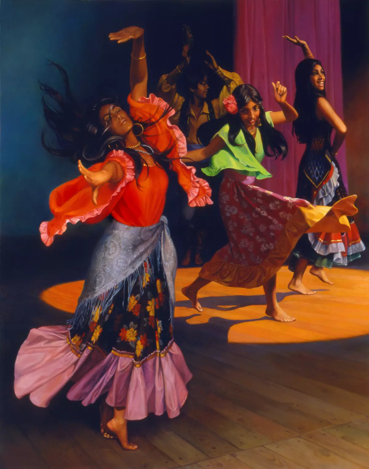 Gypsy Dancing: Mataki-mataki aji na aji don sabon shiga. Me zaku yi rawa? 18889_4