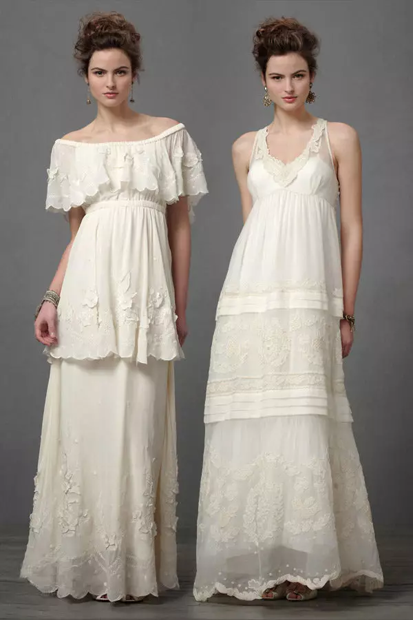 Čipka svadobné šaty v retro štýle
