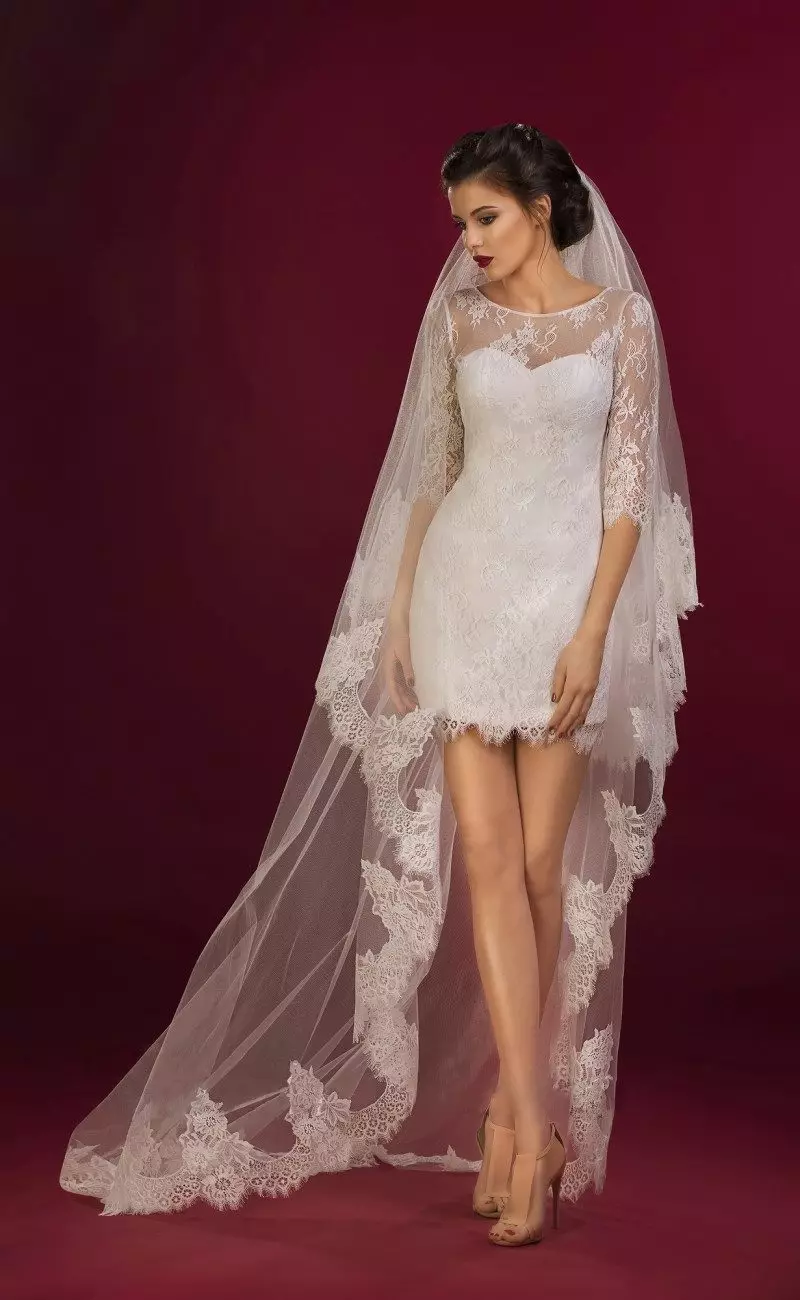 Đầm cưới Mini từ ren