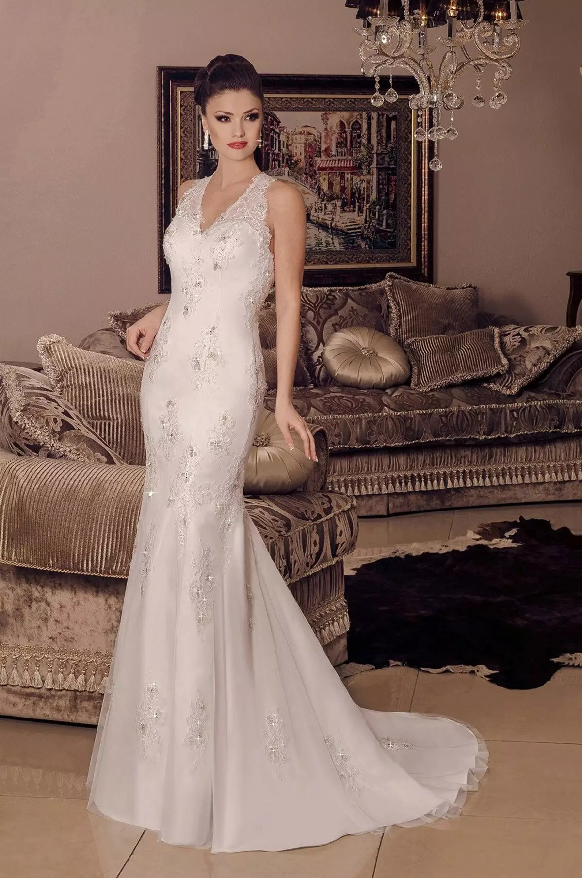 I-Wedding dress lace inhlotshisiwe