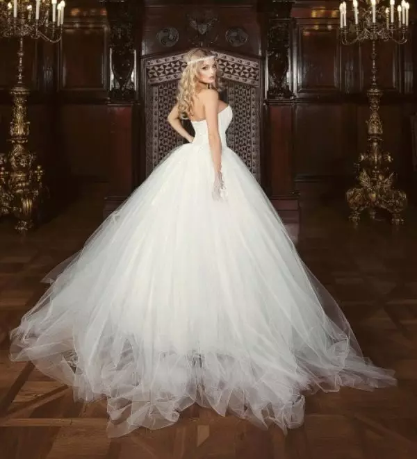 Abito da sposa da chiffon rigoglioso