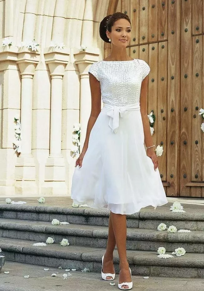 Midi Wedding Dress.