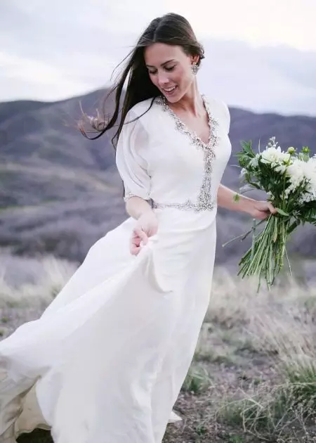 Свадба модерна Џени Пакхам фустан