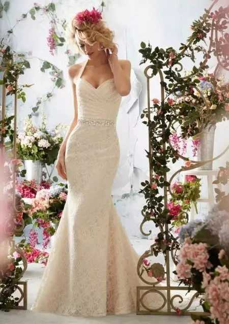 Dantelă rochie de nunta lungă