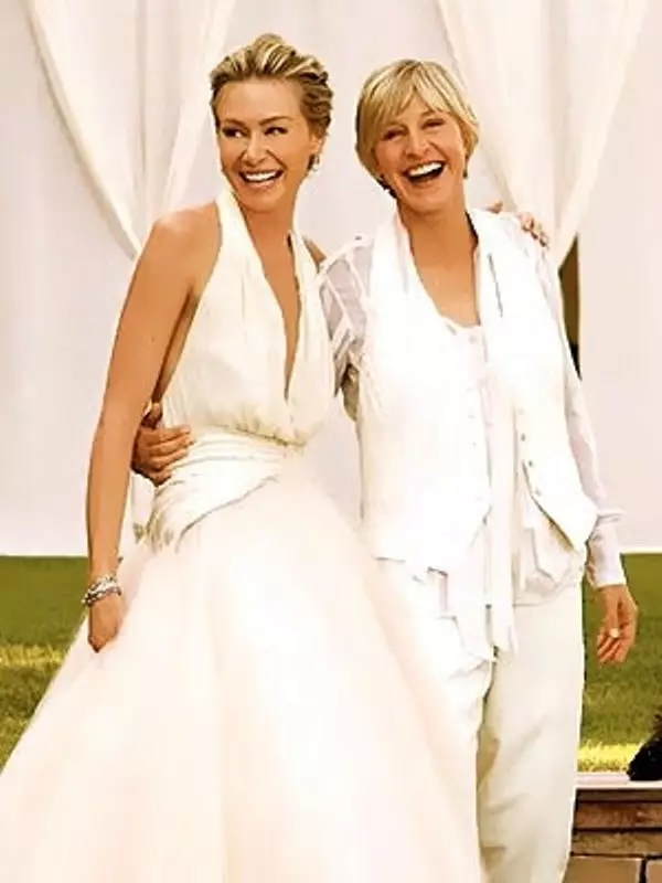 Hochzeitsausstattung Portia de Rossi