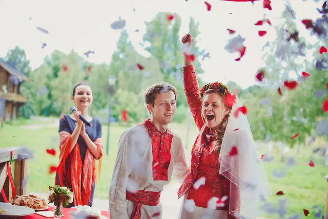 Moderná svadba v ruskom štýle