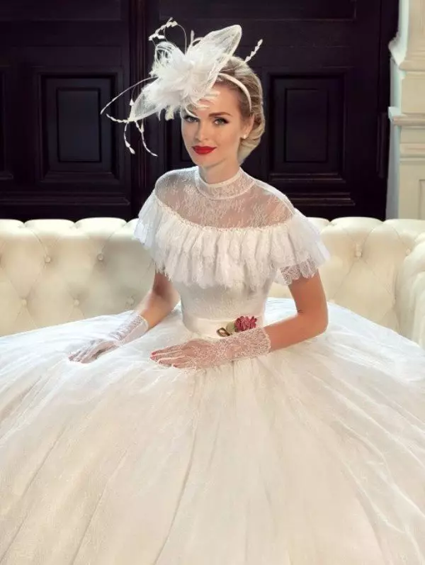 Свадба величествен ретро фустан од Татјана Каплан
