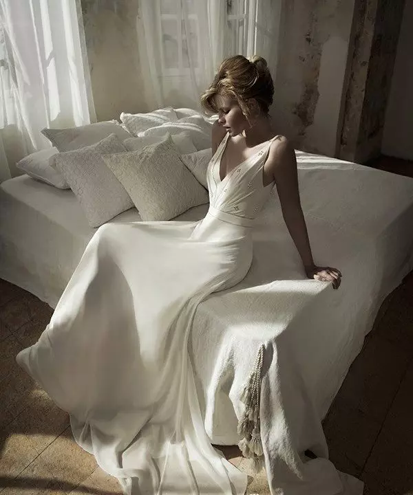 Svadobné šaty s elegantným strihom