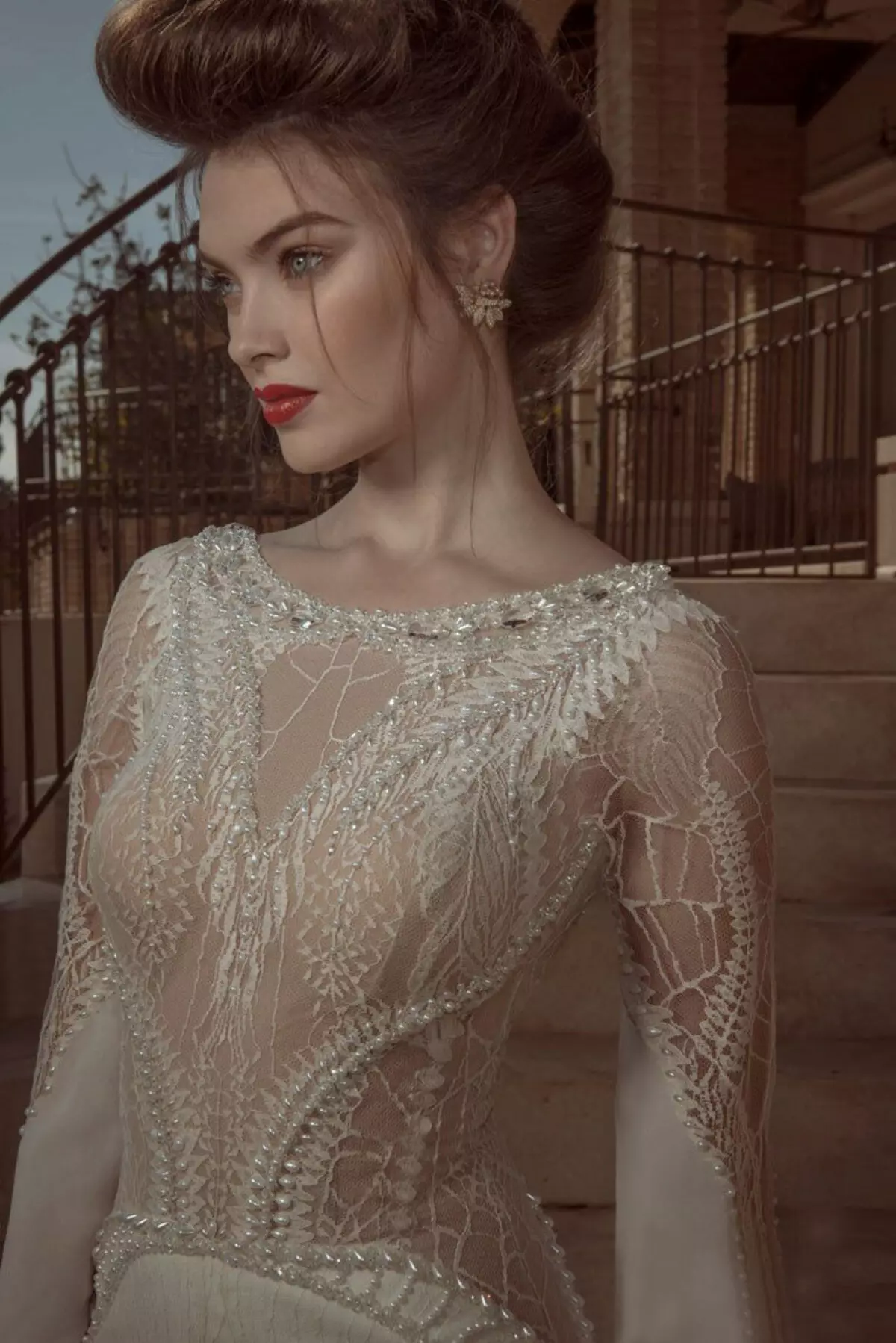 Sexy trouwjurk met naakt effect