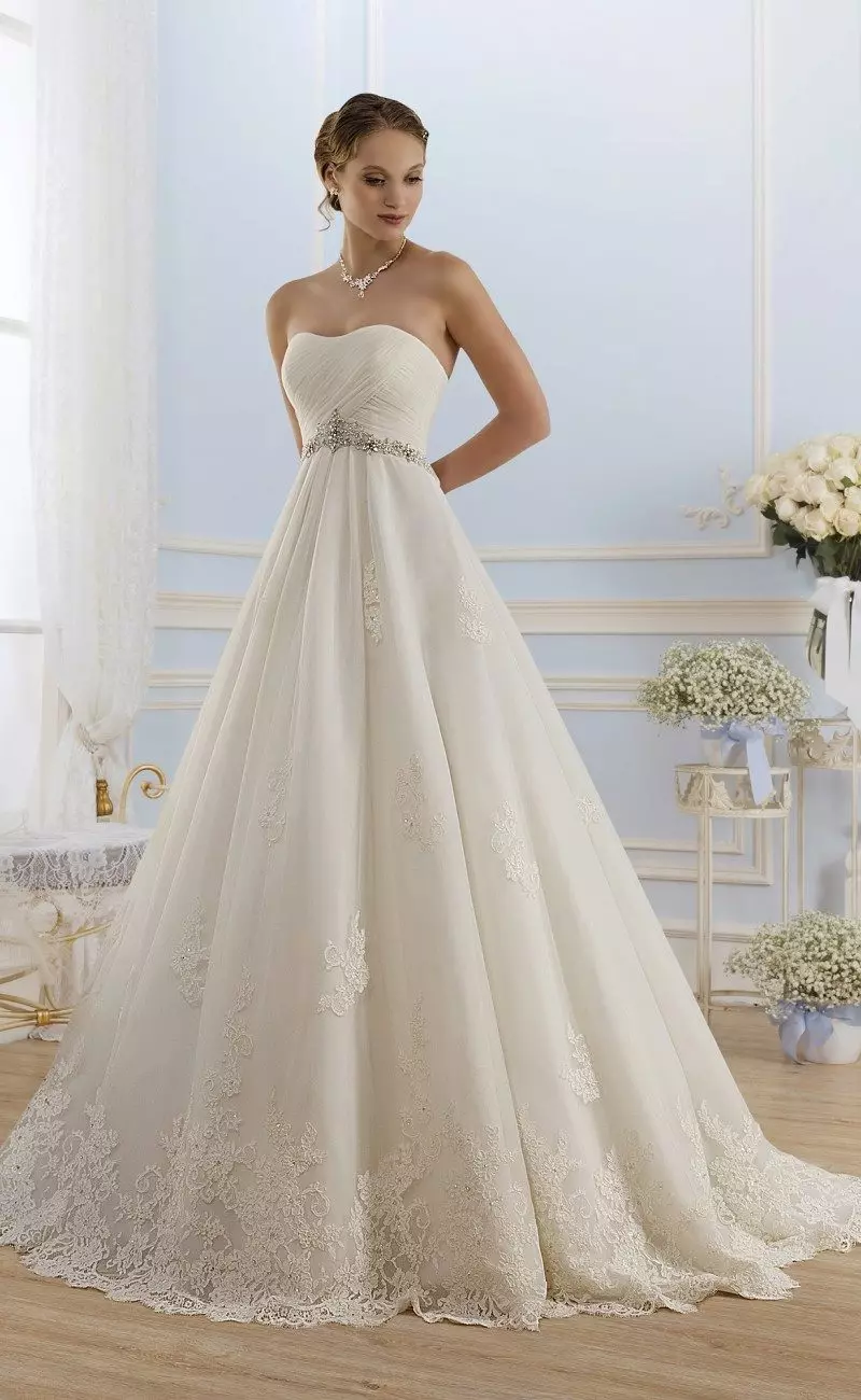 Häät mekko A-Silhouette Naviblue Bridal