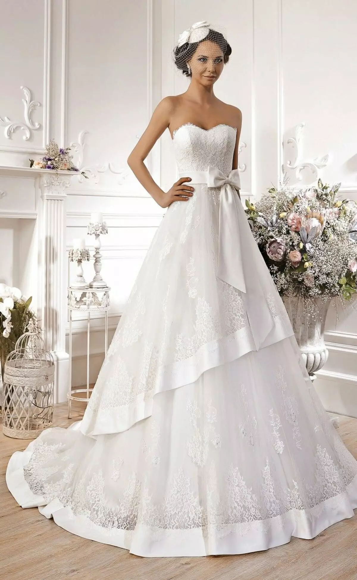 Multi-tier Wedding Dress mula sa idylly collection mula sa Naviblue Bridal