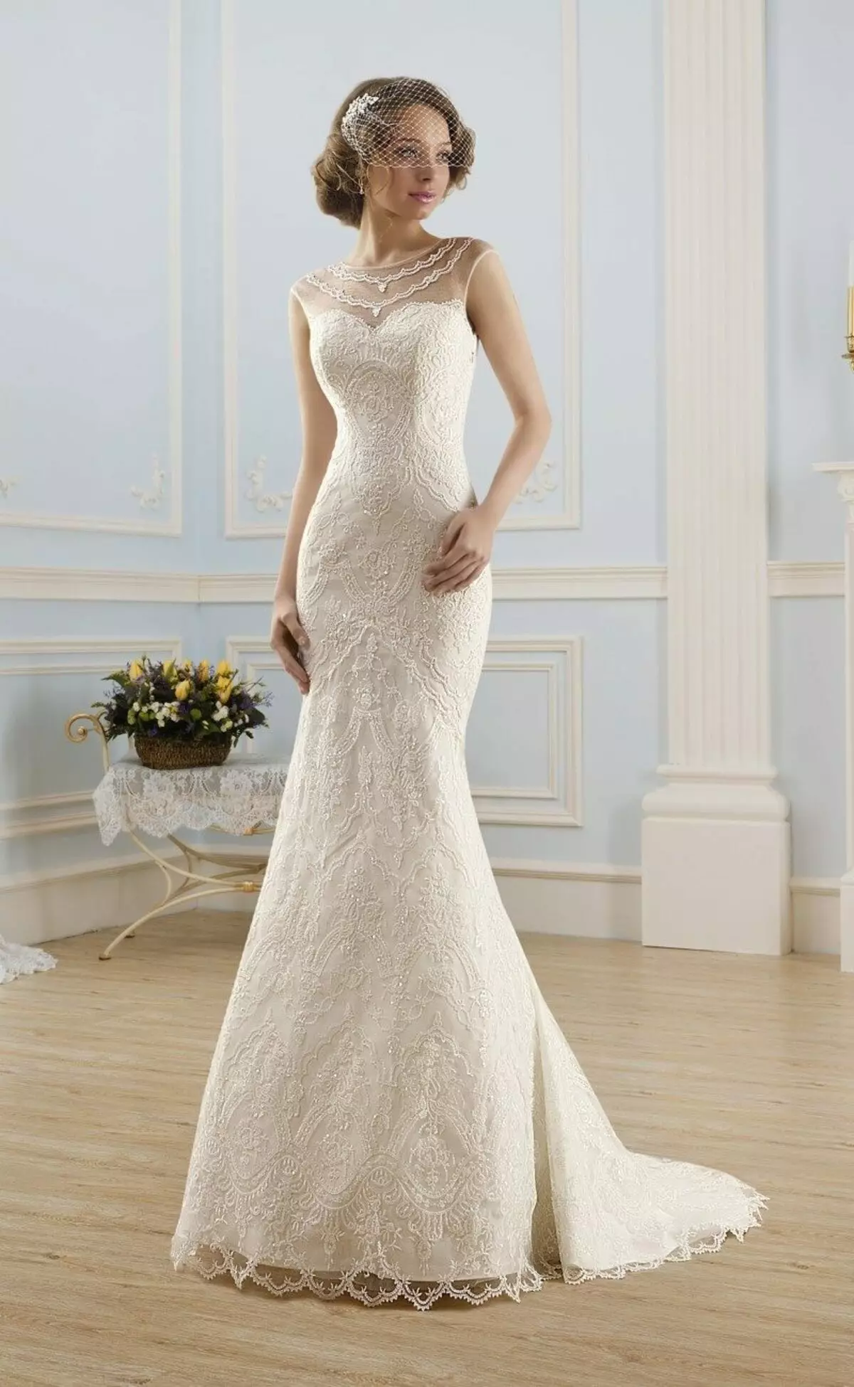 Wedding Dress Lace mula sa Romance Collection mula sa Naviblue Bridal