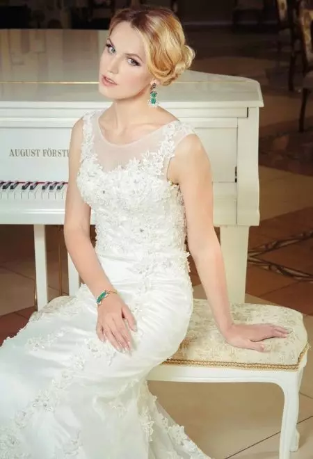 Vestido de noiva encaixe de Anna Delaria