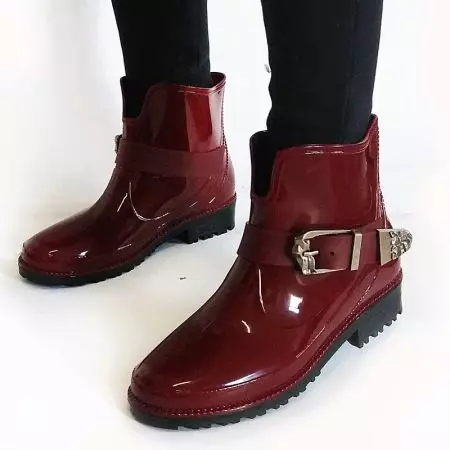 Boots Rubber (67 wêne): Modelên jinan li ser pêlavan, transparent, zivistan, pêlavên gomkirî 1897_64