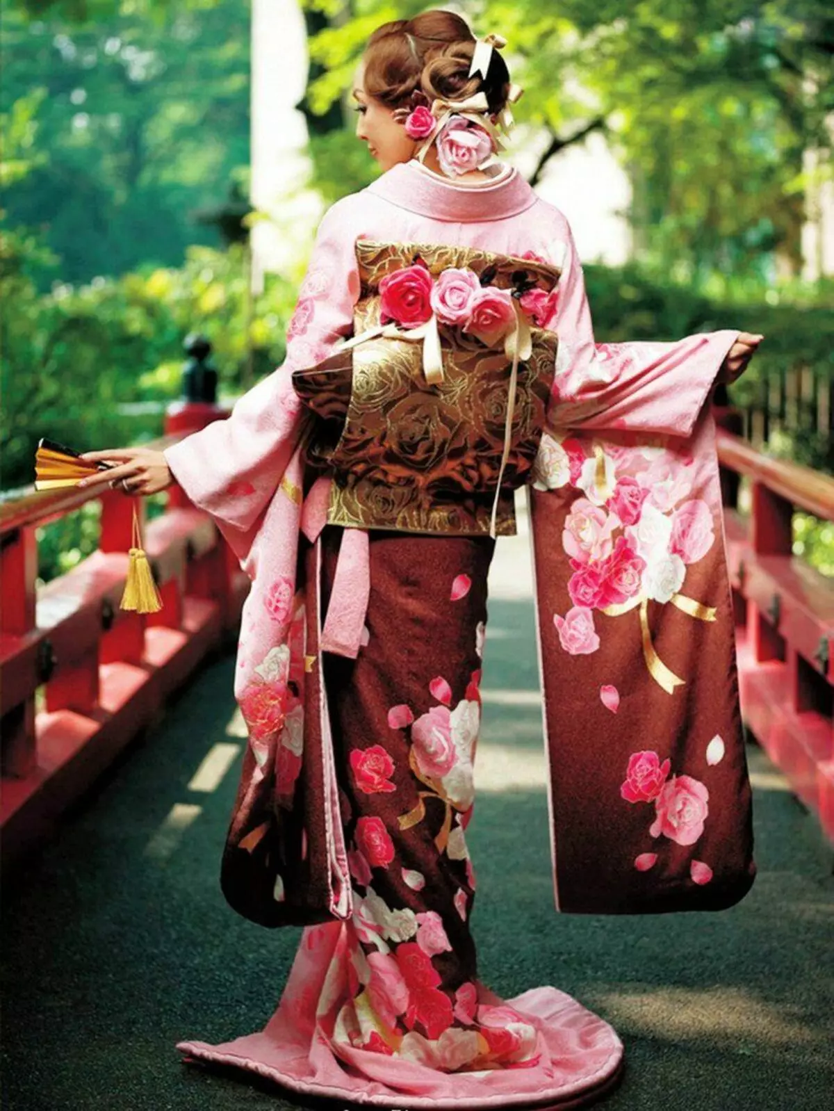 Crvena vjenčanje kimono