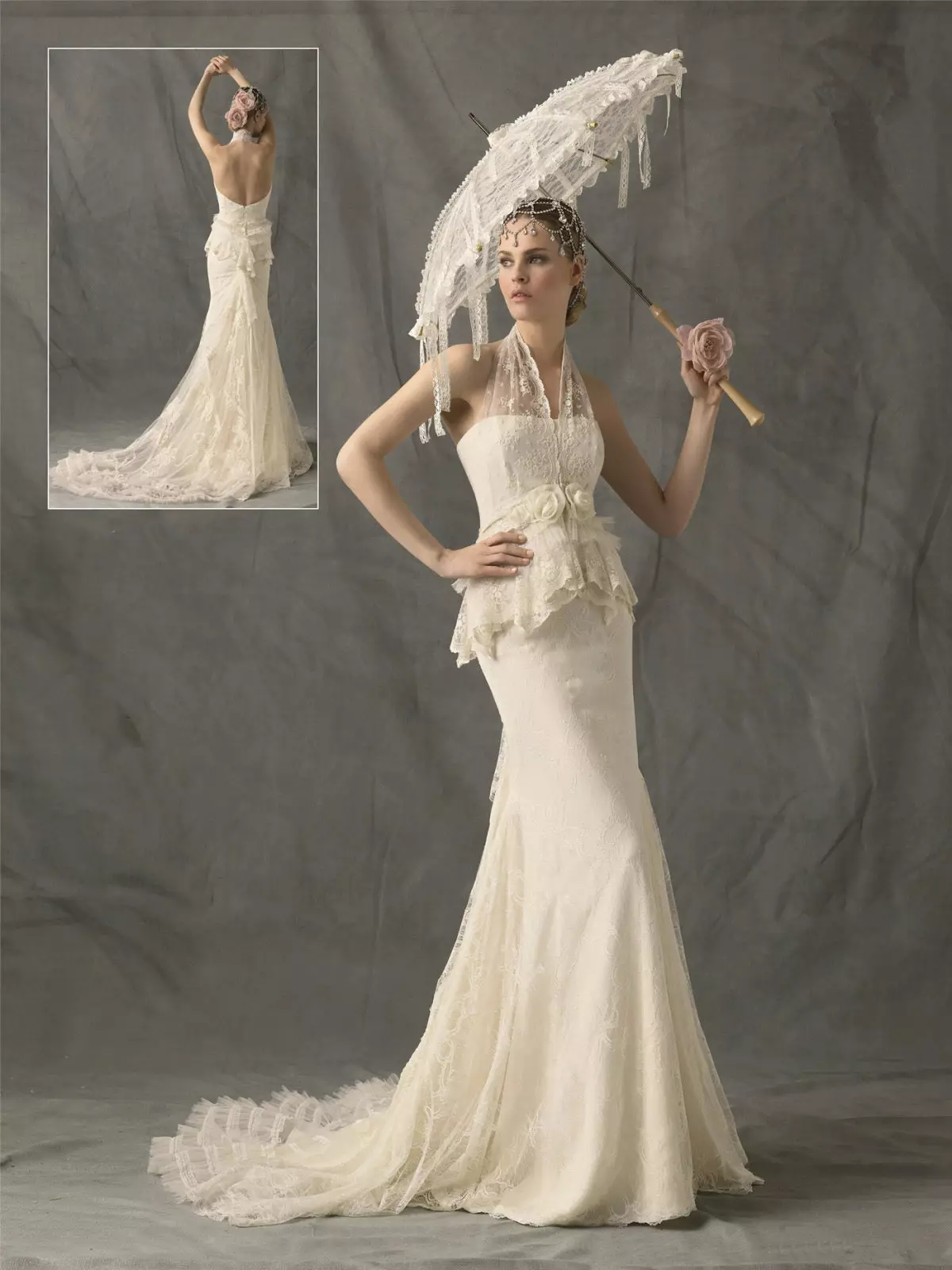 لباس عروسی از Yolan Cris Belle Epoque
