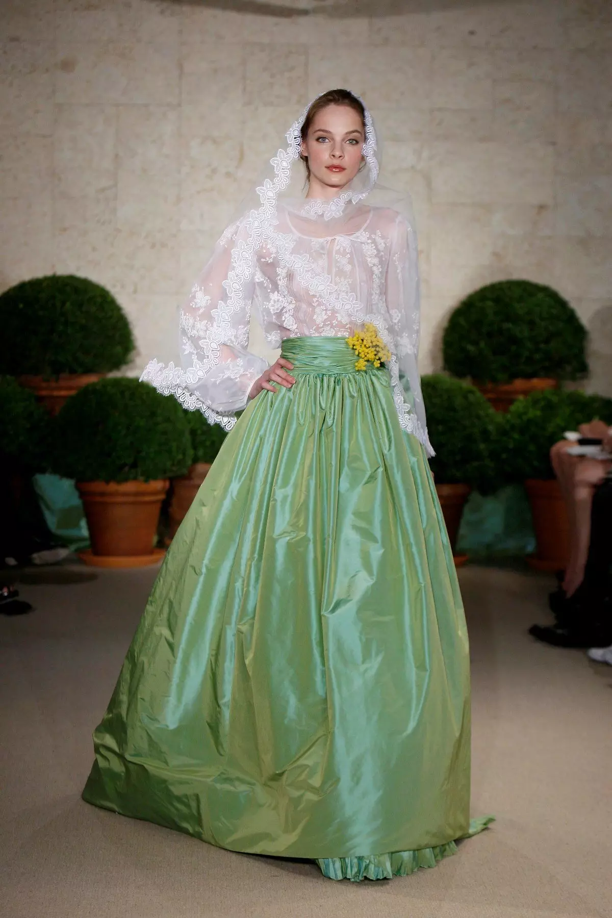 الأصلي فستان الزفاف الخضراء