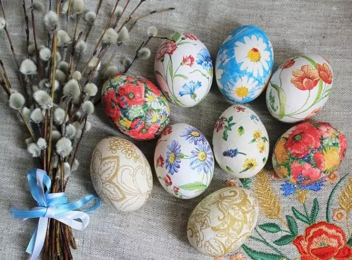 Decoupage of Easter eggs (38 photos): master class on decorating wooden eggs with napkins in the decoupage technique 19067_2